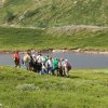 Участники симпозиума на полевой экскурсии на болоте около базы Желанное (3)